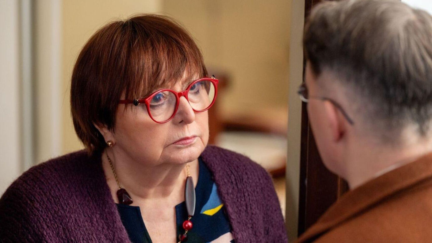 Na sygnale odc. 697. Wiesława Góra (Krystyna Tkacz), Artur (Tomasz Piątkowski)