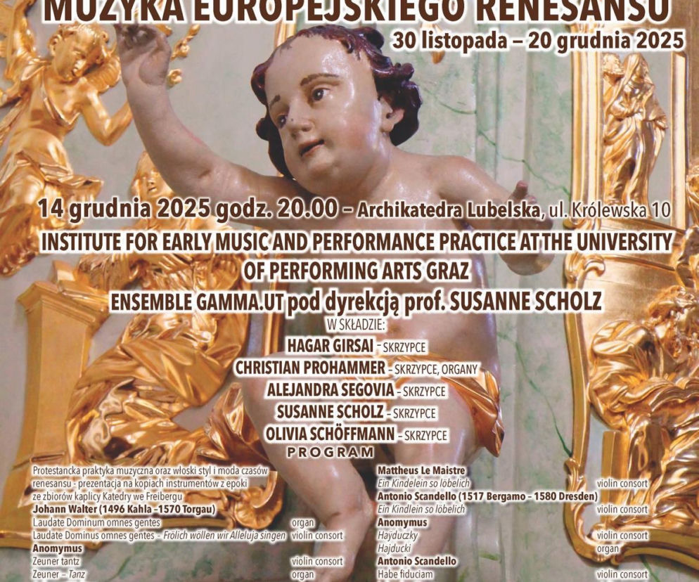 Tabulatura Jana z Lublina - plakat koncertu