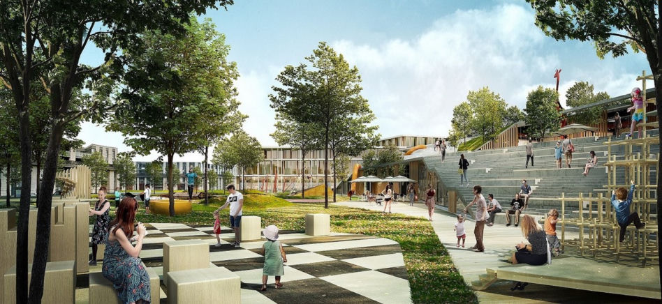 Nowe centrum Wilanowa według Atelier Thomas Pucher