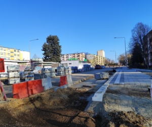 Trwa przebudowa odcinka ul. Chrobrego