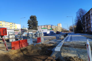 Trwa przebudowa odcinka ul. Chrobrego