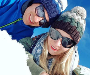Kamil Stoch i jego żona Ewa Bilan-Stoch