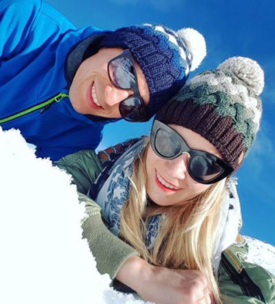 Kamil Stoch i jego żona Ewa Bilan-Stoch
