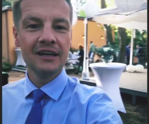 M jak miłość. Paweł Zduński (Rafał Mroczek) na planie