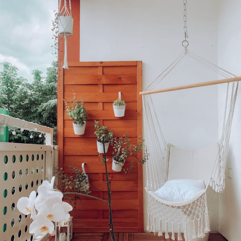 Balkon w bloku