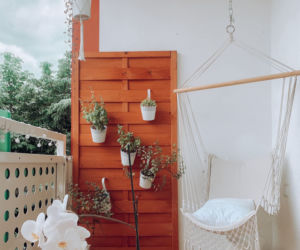 Balkon w bloku