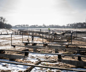 Postęp prac nad zalewem na Borkach