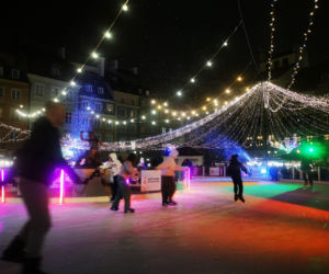 Lodowisko na Rynku Starego Miasta w Warszawie