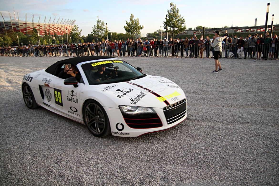 Gumball 3000 2017 w Polsce, Warszawa Stadion Narodowy