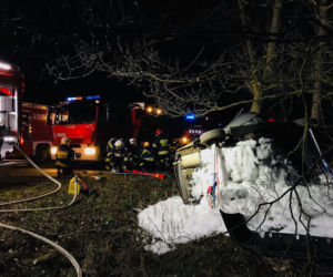 Groźny wypadek pod Oleśnicą