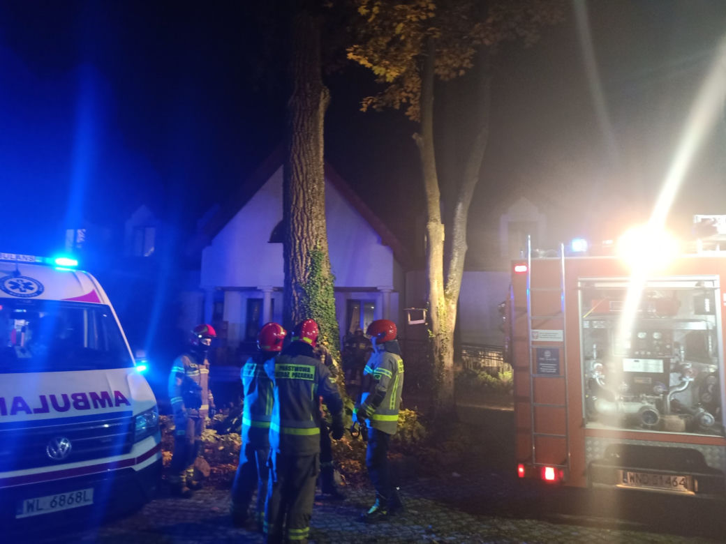 Pożar w Siennicy. Nie żyje dwóch pensjonariuszy domu opieki