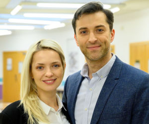 Na dobre i na złe odc. 738. Marcin (Filip Bobek), Dominika (Paulina Gałązka)