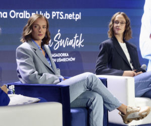 Iga i Agata Świątek na konferencji otwierającej kampanię Oral-B