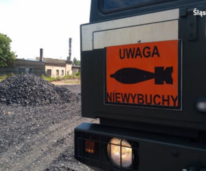 POTĘŻNY pocisk w Mikołowie. To pamiątka z II wojny światowej [ZDJĘCIA]