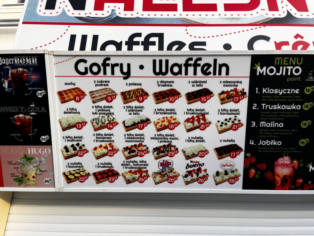 Ceny gofrów w Międzyzdrojach powalają? Sprawdziliśmy to