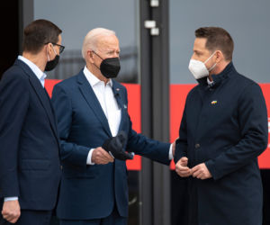 Wizyta prezydenta Joe Biden w Miasto Stołeczne Warszawa - PGE Narodowy