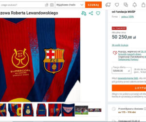 Cenna pamiątka Roberta Lewandowskiego na aukcji WOŚP. Cena licytacji robi wrażenie