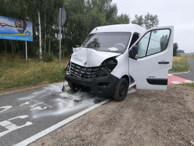 Wypadek na obwodnicy Święciechowy
