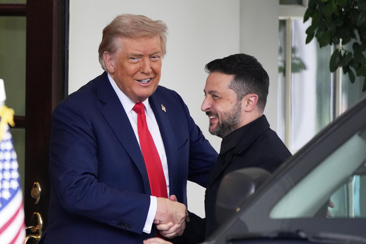 Trump i Zełeński w Białym Domu