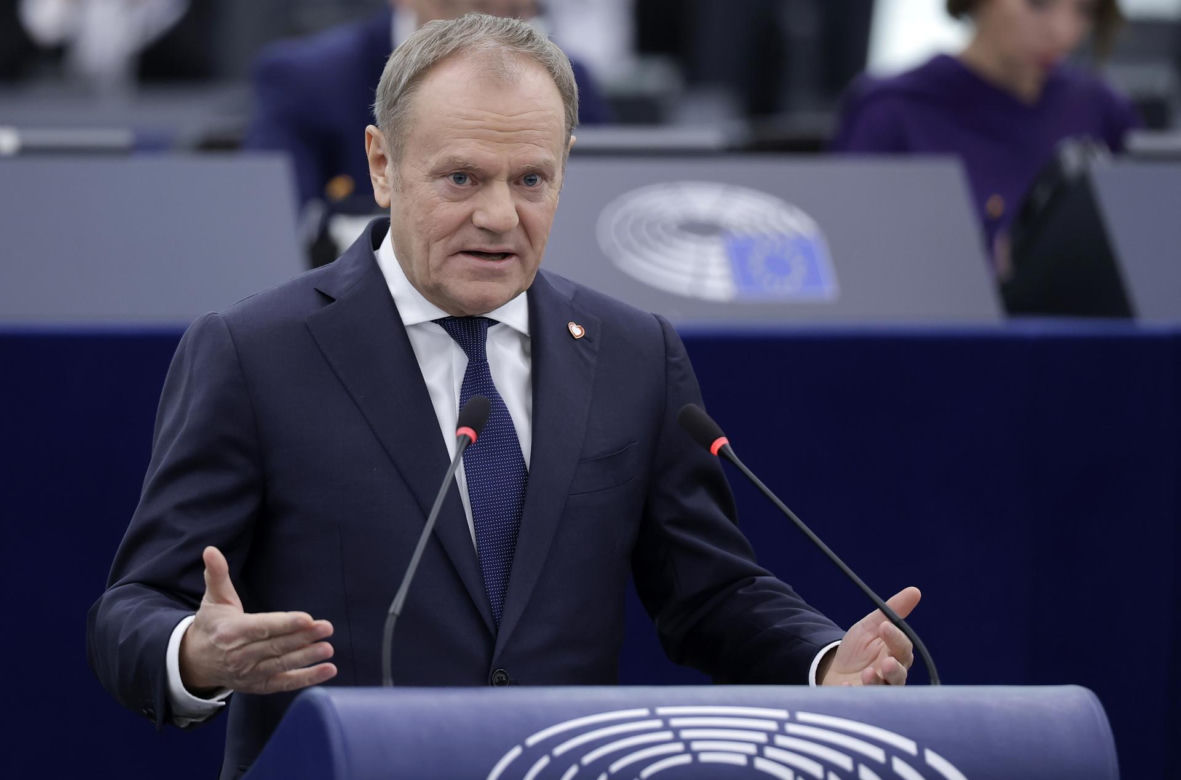 Wystąpienie Tuska w Parlamencie Europejskim