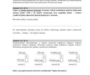 Matura 2020 ARKUSZE CKE: Chemia