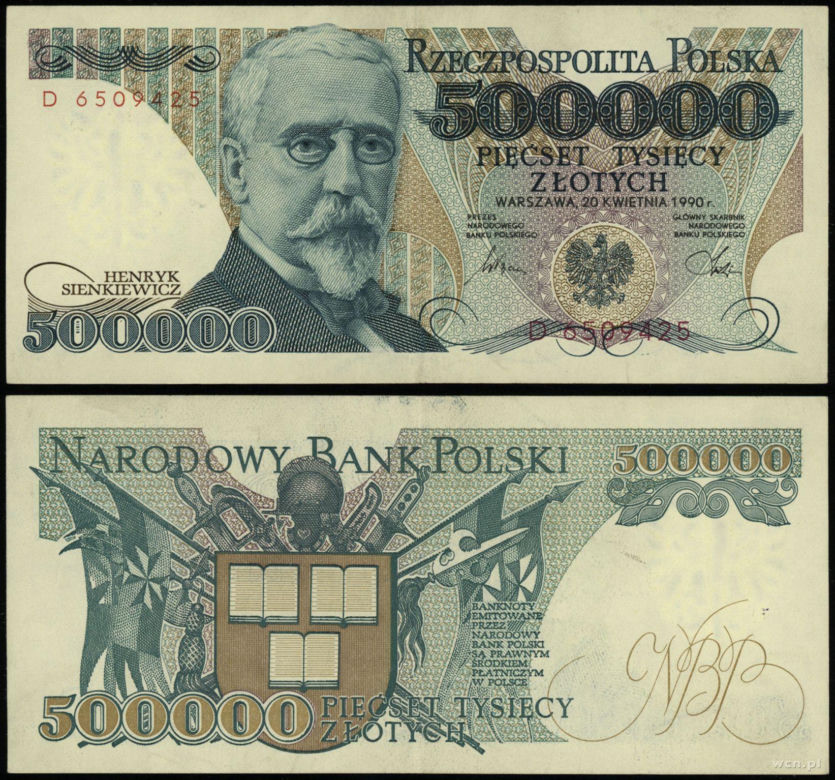Banknoty przed 1995 rokiem 