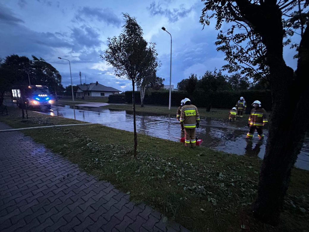 Gwałtowne burze przeszły nad woj. śląskim