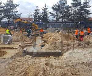 MPWiK stawia nowy budynek. Nie biurowiec, a sanitarno-szatniowy dla pracowników wodociągów