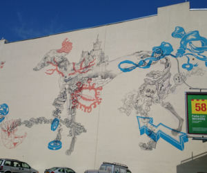 Mural przy ul.Wólczańskiej 159