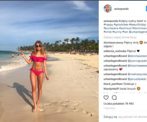 Joanna Opozda na wakacjach