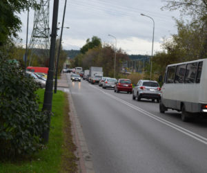 Korki po zamknięciu przejazdu Starachowice-Zachodnie