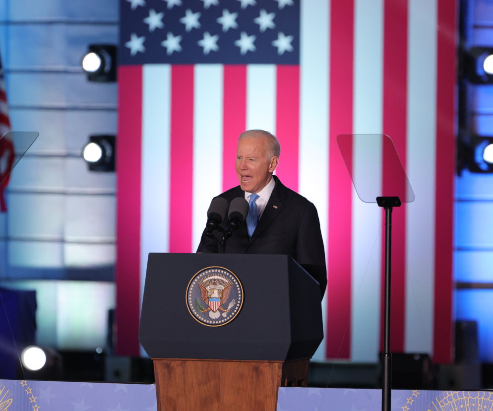  Joe Biden na Placu Zamkowym