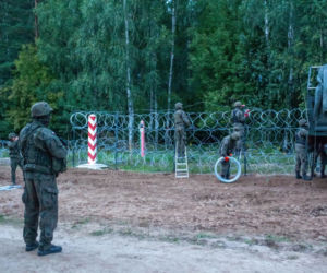 Nominki. Tak powstaje płot na granicy polsko-białoruskiej [ZDJĘCIA]