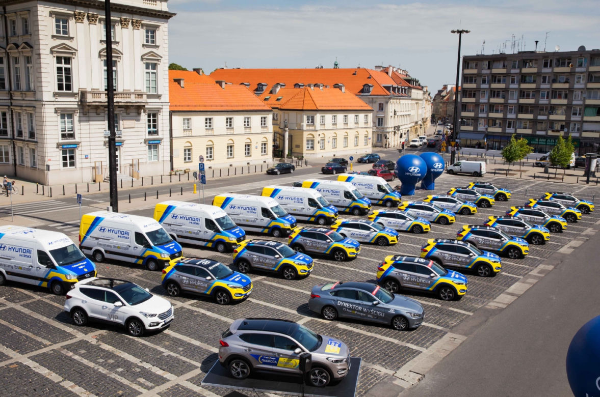 Hyundai wspiera 73. wyścig Tour de Pologne