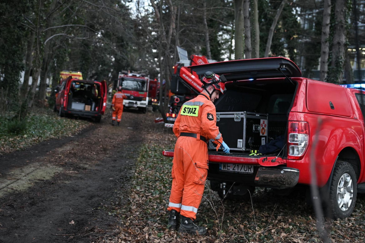 Runął strop budynku w Warszawie (23.01.2025)