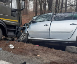 Stare Jabłonki. Tragiczny wypadek na DK 16. Droga jest zablokowana!