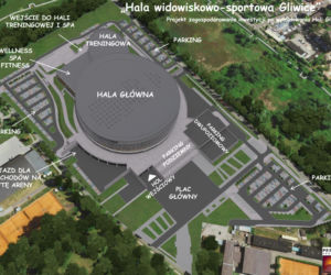 Hala widowiskowo-sportowa w Gliwicach prawie gotowa