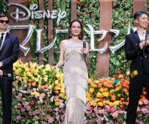 Angelina Jolie na premierze filmu Czarownica 2 w Tokio