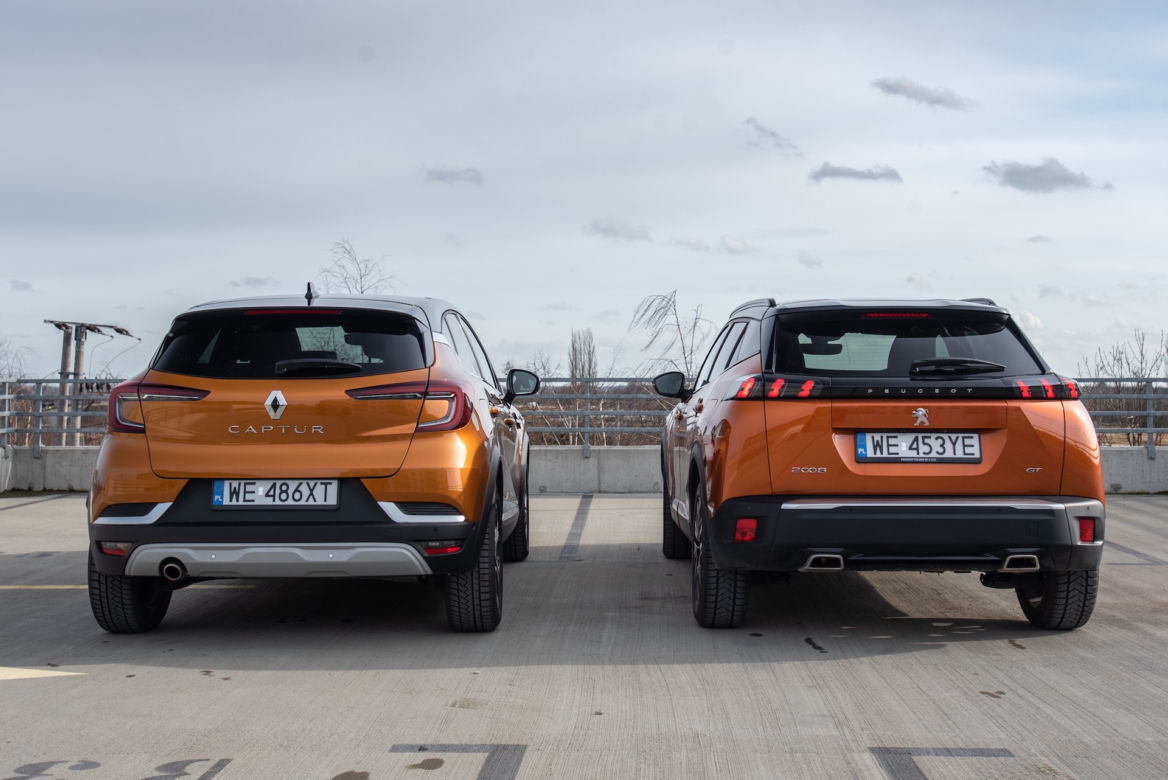 Peugeot 2008 GT Line vs Renault Captur Intens