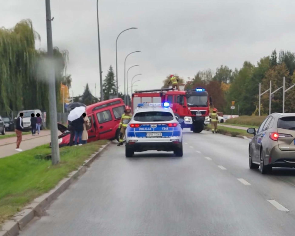 Wypadek przy Parku Wodnym w Siedlcach