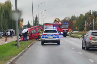 Wypadek przy Parku Wodnym w Siedlcach