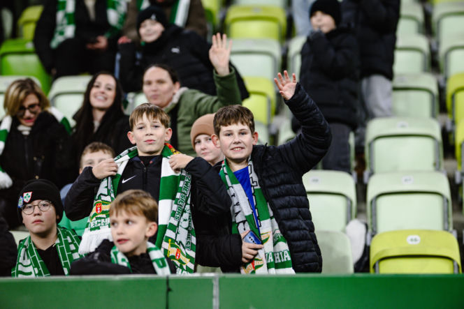 Lechia Gdańsk - Górnik Zabrze, zdjęcia kibiców i zawodników z meczu 18, kolejki PKO BP Ekstraklasy