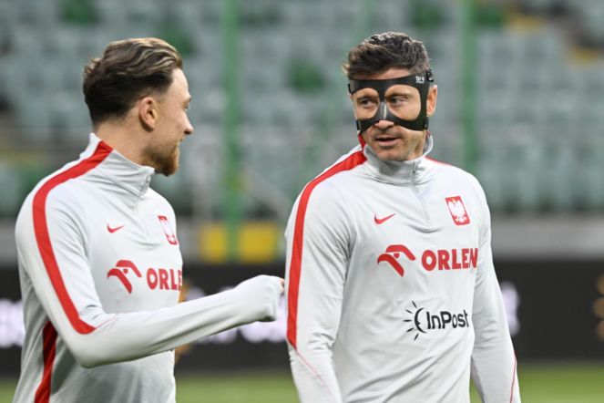 Polska - Albania. Wielki problem Lewandowskiego? Na zdjęciach z treningu widać wszystko!