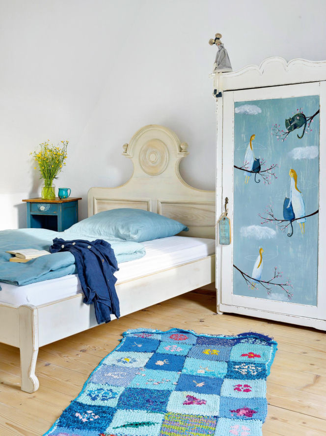 Wnętrze łemkowskiej chaty