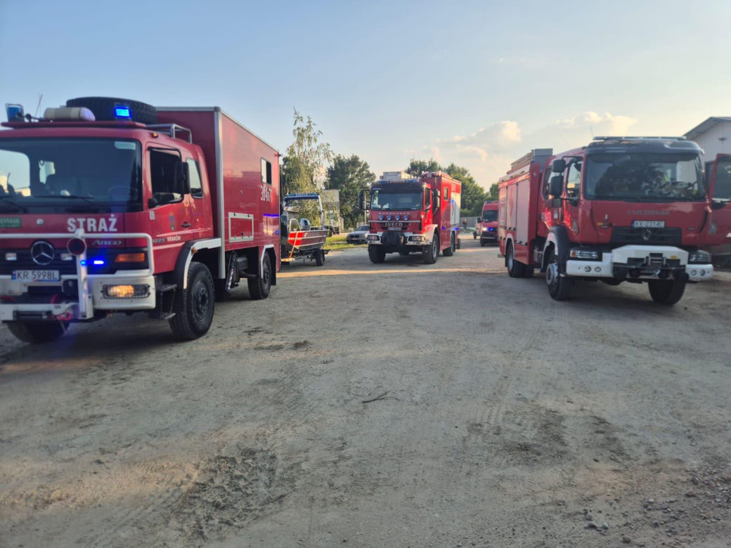 Wypadek w kopalni kruszywa. Zginął mężczyzna