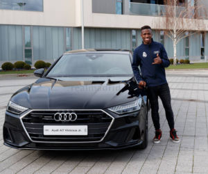 Piłkarze drużyny Real Madryt odebrali nowe samochody Audi