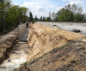 Trwa budowa nowego przystanku Wrocław Szczepin