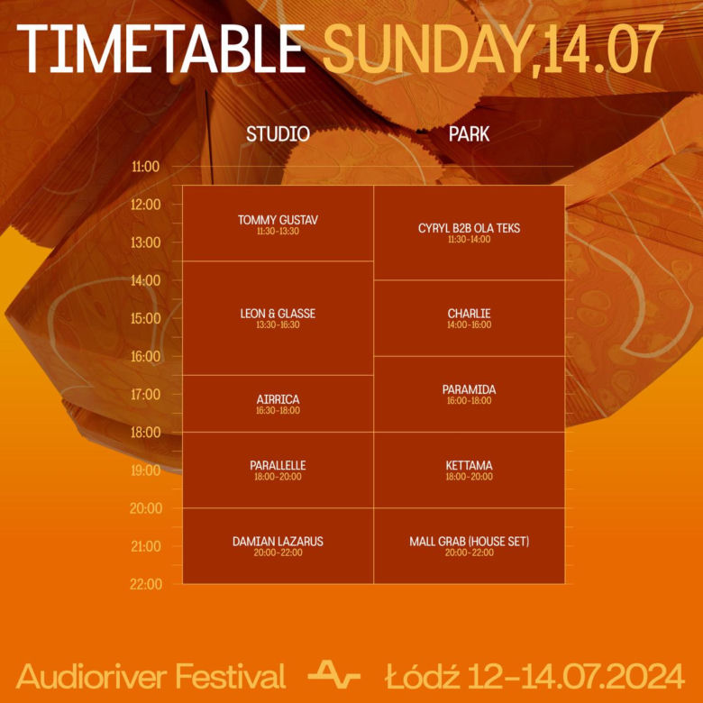 Audioriver w Łodzi. Program imprezy