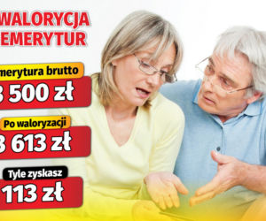 Waloryzacja emerytur 3,22 proc.