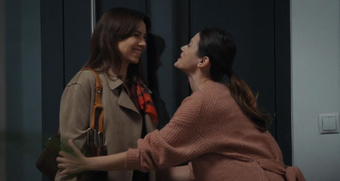 M jak miłość odc. 1919. Kasia (Paulina Lasota), Aneta (Ilona Janyst)